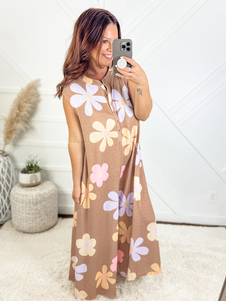 Stella Wide Leg Floral Print Jumpsuit