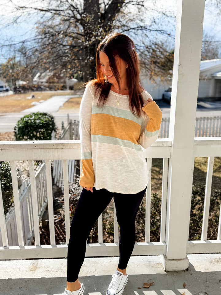 Jules Color Block Top