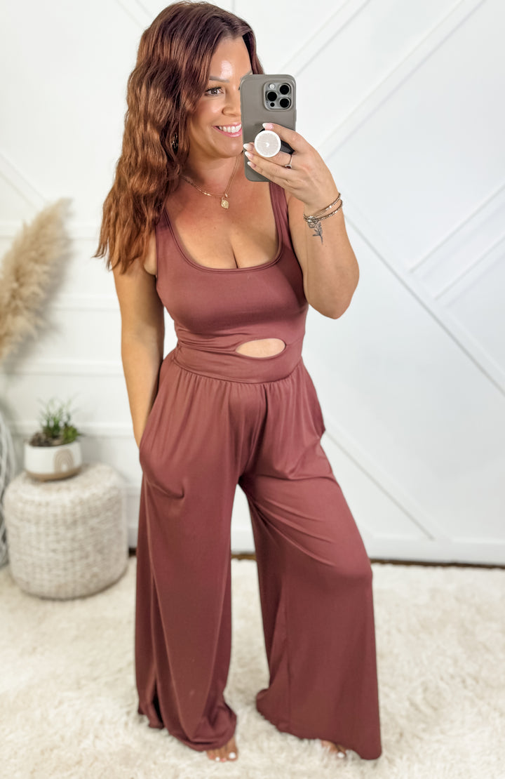 Bridgett Jumpsuit Rust