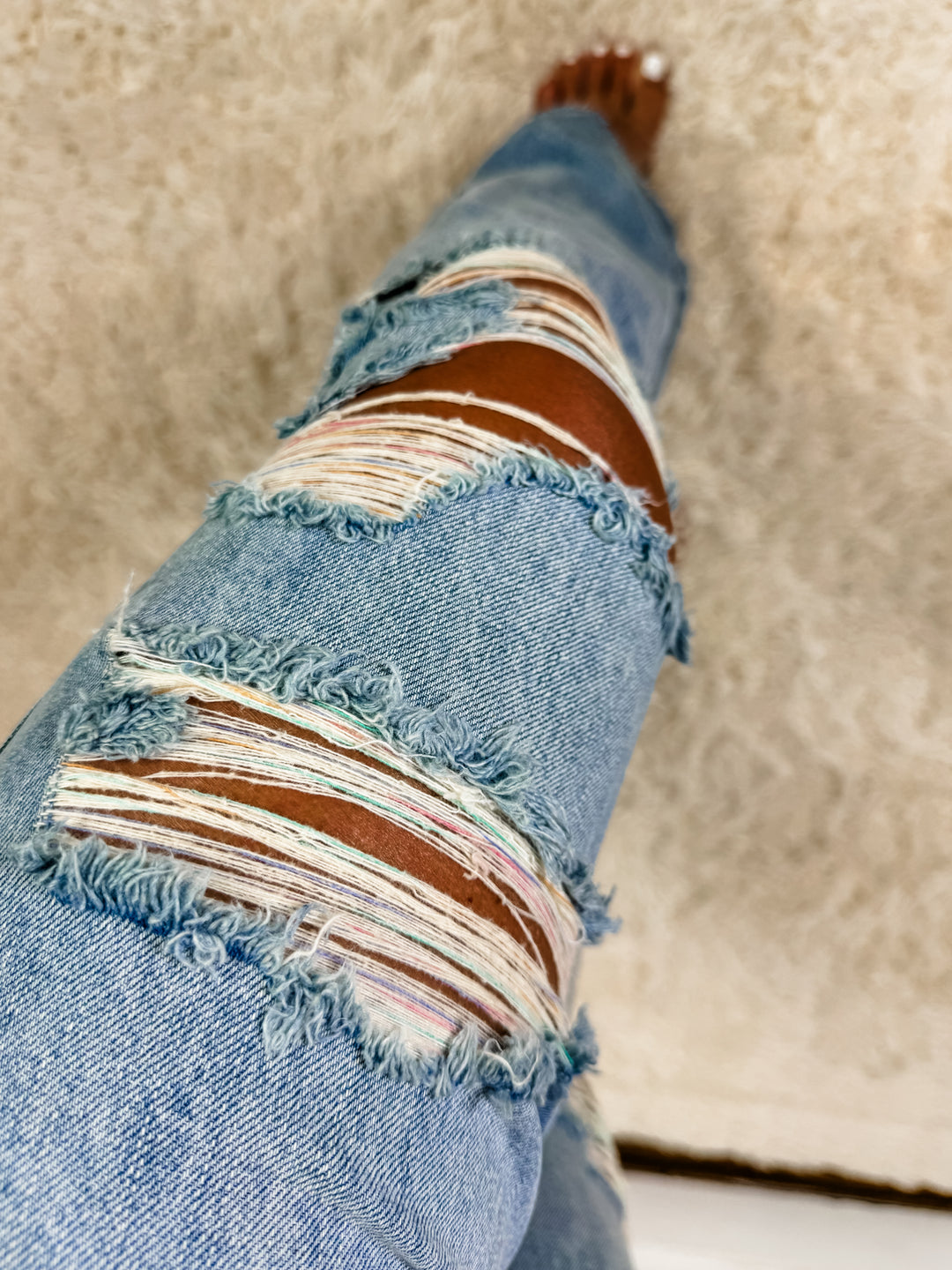 Judy Blue Rigid Magic 90's Destroy Straight Jeans