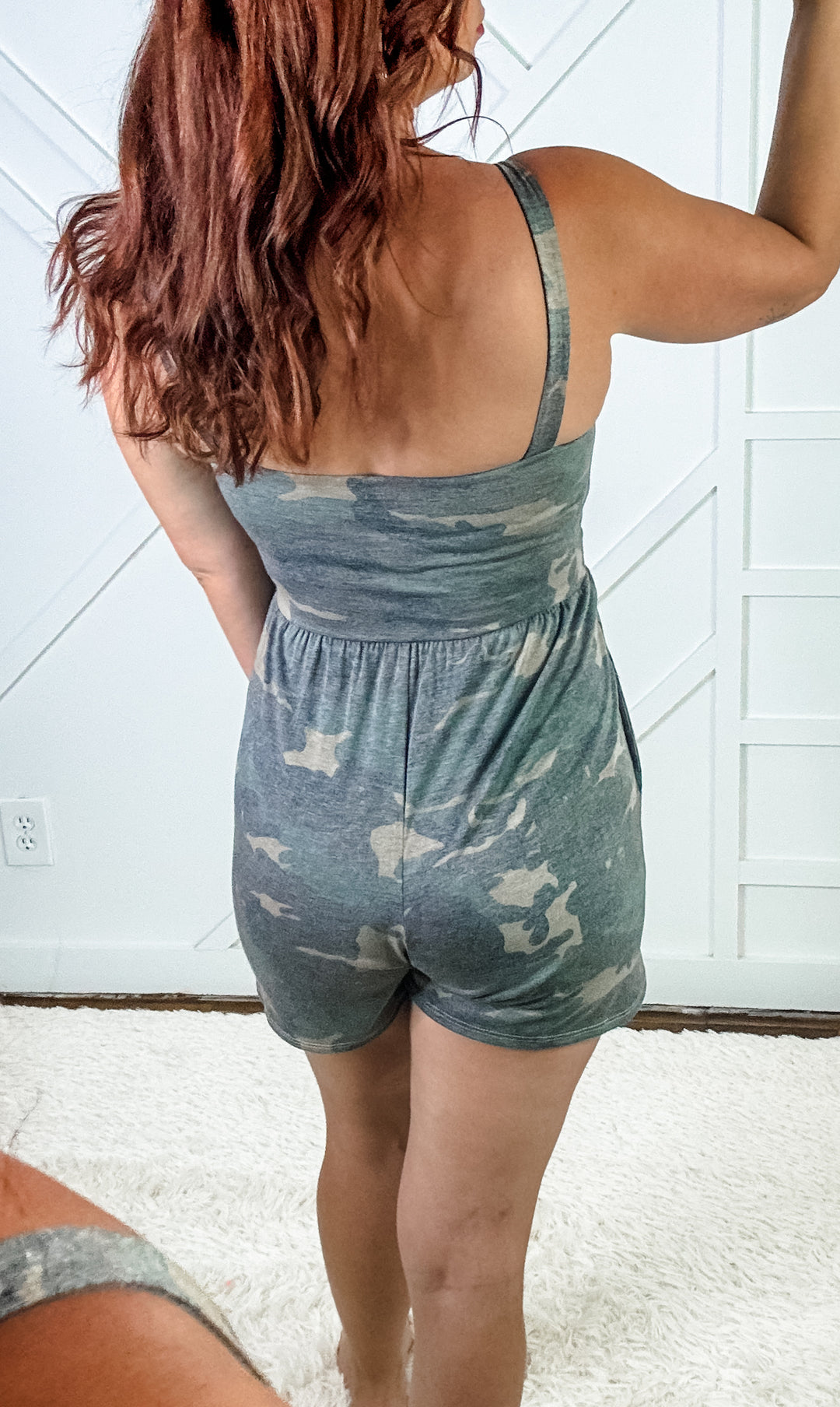 Libbie Camo Romper