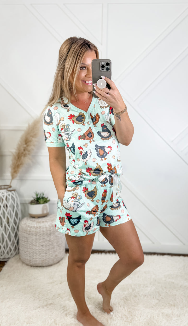 Chicken Pajama Set